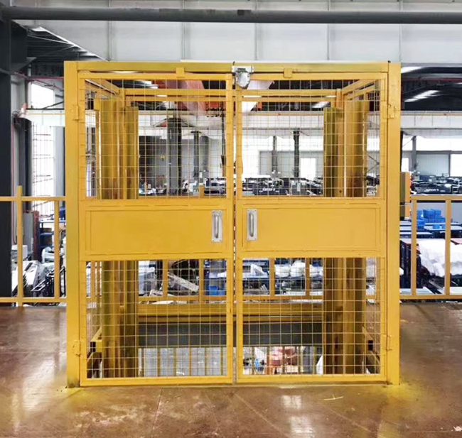 佛山智能导轨式升降机亮相